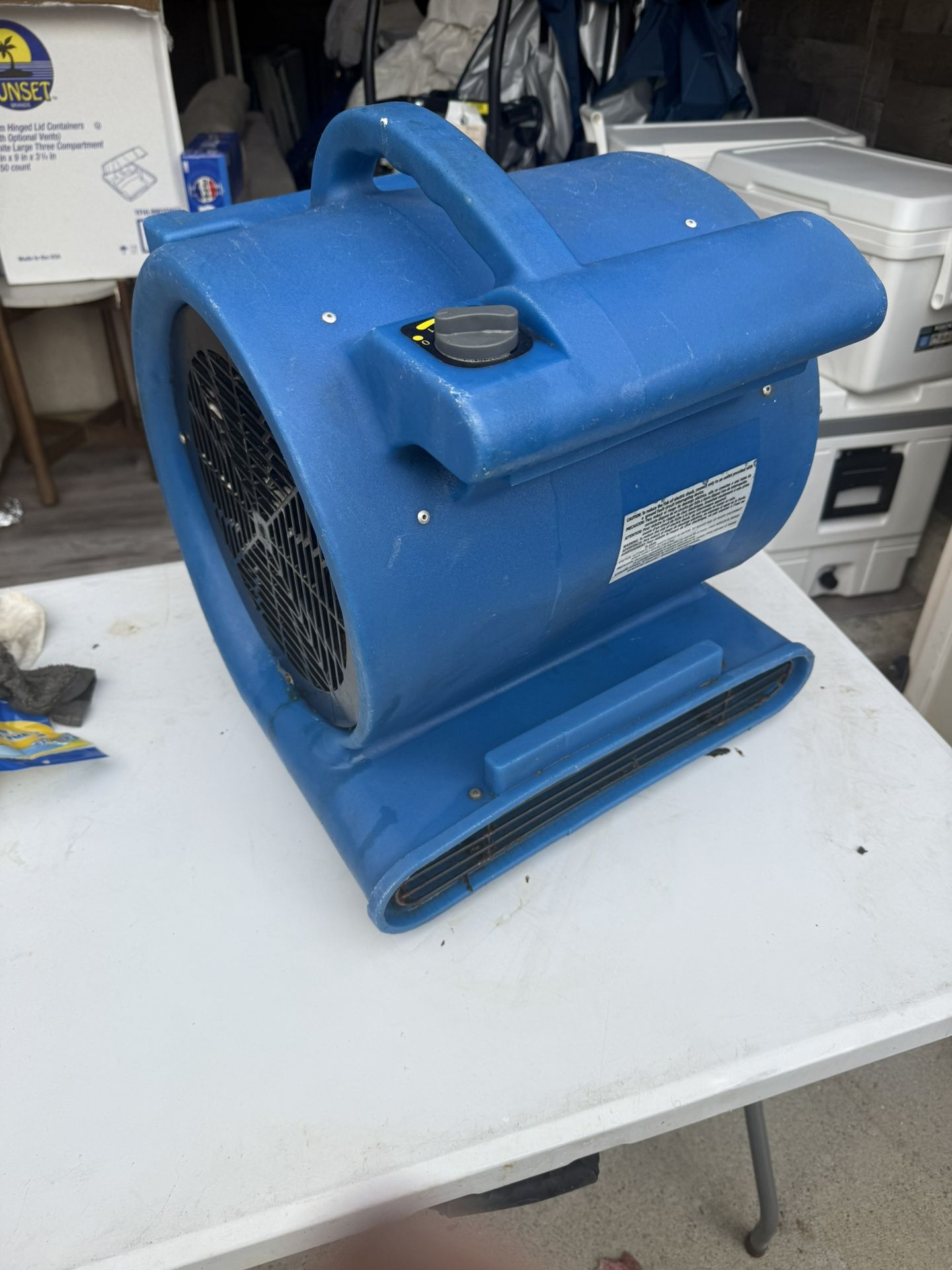 HomeEasy Coolworks Carpet Fan — 1 HP, 4,000- DELIVERY AVAILABLE