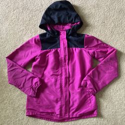 EUC Children’s Place Girls Hooded Full Zip Jacket Size XL 14