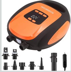 (Brand New in Box)  Paddle Board Pump Electric Portable, KOSMEGAL SUP Pump for Paddleboard, Professional 20PSI Air Compressor with Auto-Off, Deflation