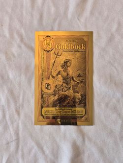 Florida Goldback 1/4 – 24K Gold Note