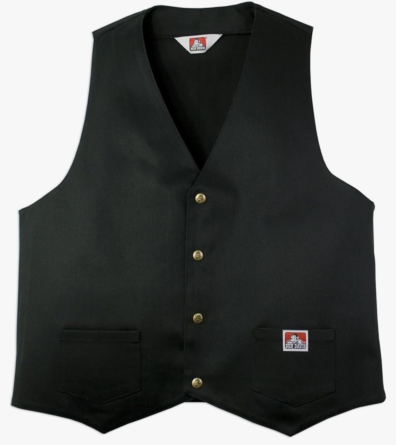 Ben Davis Solid Black Vest