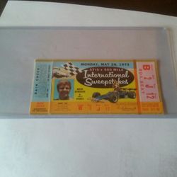 1973 Indy 500 ticket