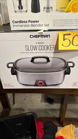 Chefman slow cooker 6 Quart