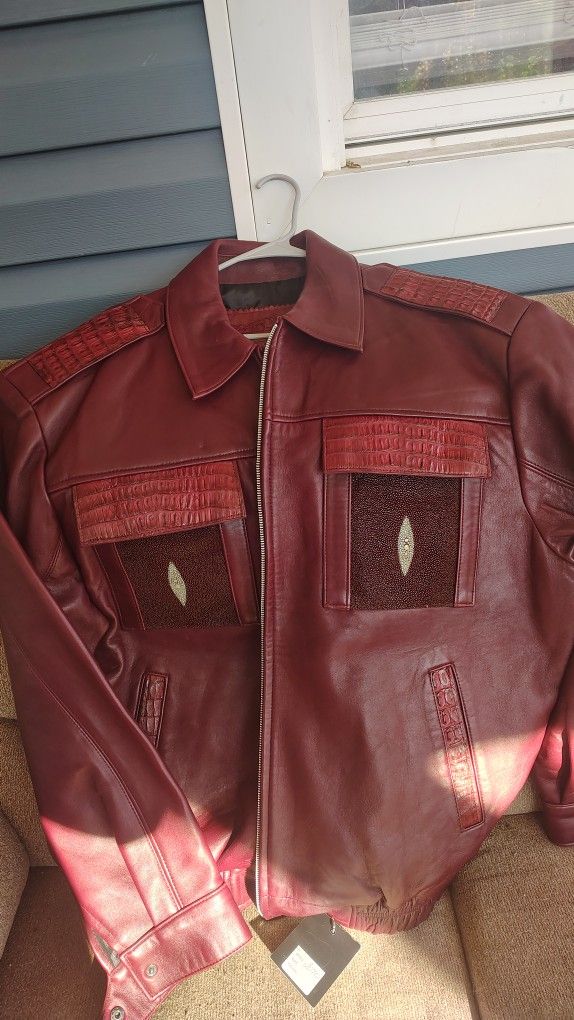 alligator skin jacket