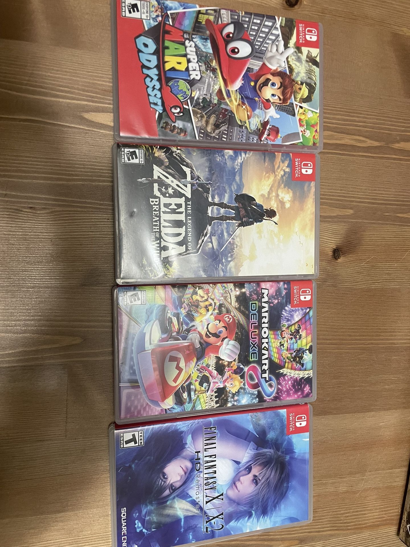 Mario Kart Zelda Nintendo Switch Games Final Fantasy Odyssey