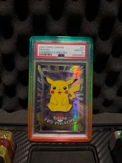 PSA 10 Topps Chrome Pikachu Spectra