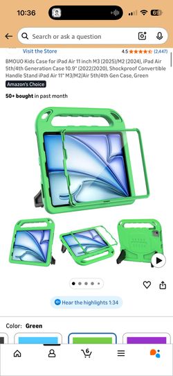 Kids Apple iPad Air 11in Case