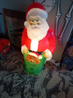 Santa blow mold