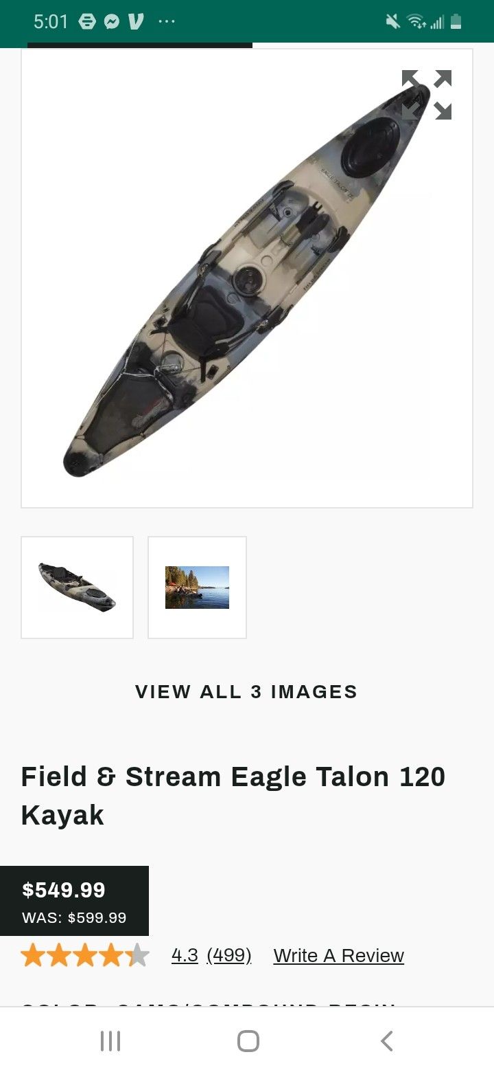 Eagle talon 12ft kayak