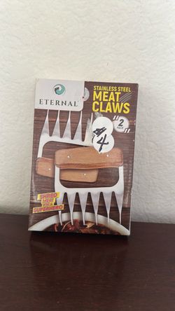 Stainless Steel Meat Claws, 2 pack, New, no holds