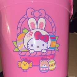 Hello Kitty Plastic Easter Basket New