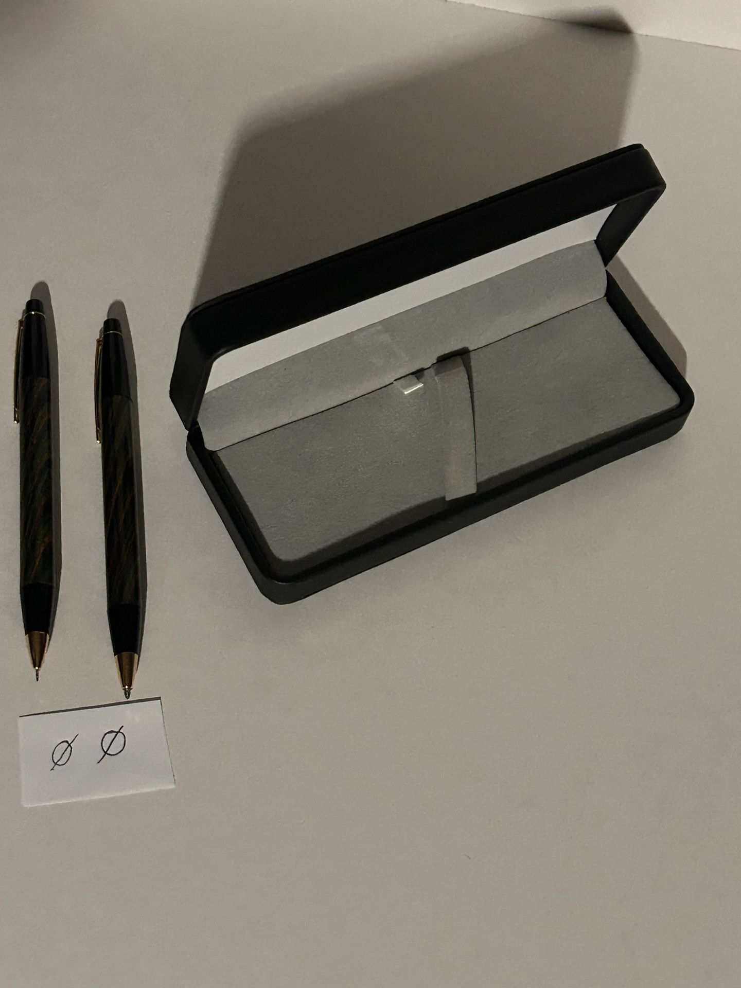 Handmade Wooden Pen And Pencil Set Gift,dads, Grads, Birthdays