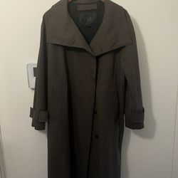 Zara Womens Oversized Trenchcoat Brown Size Small