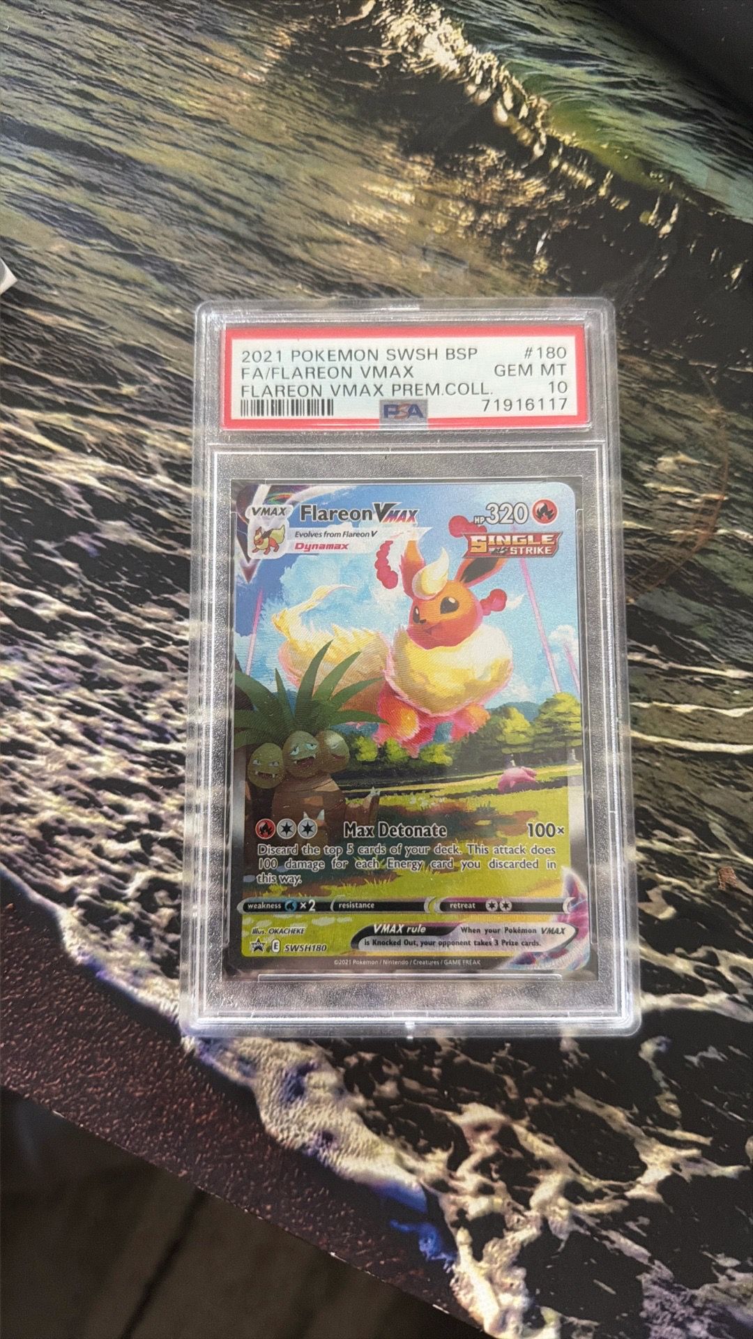 Pokémon Flareon VMAX PROMO PSA 10