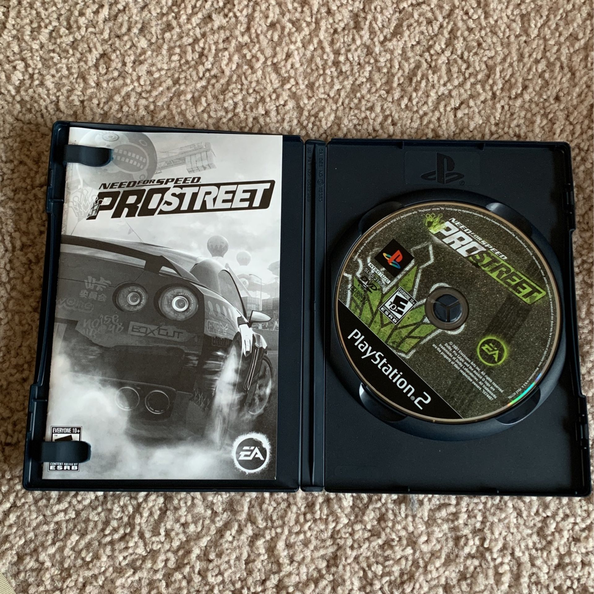 Need For Speed ProStreet (PS2) W/ Manual
