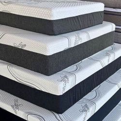 Cool Gel Memory Foam Mattresses Available In All Sizes! Twin-Full-Queen-E King C King!