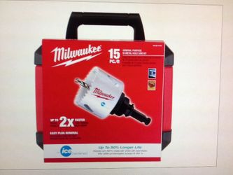 Milwaukee 15pc Hole saw Kit