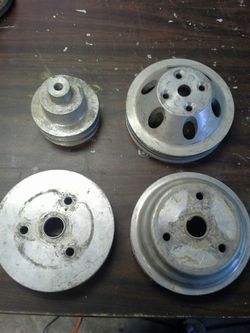 Aluminum pulleys