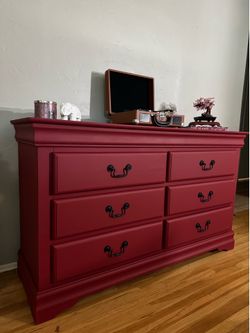 Refinished Solid Wood Dresser