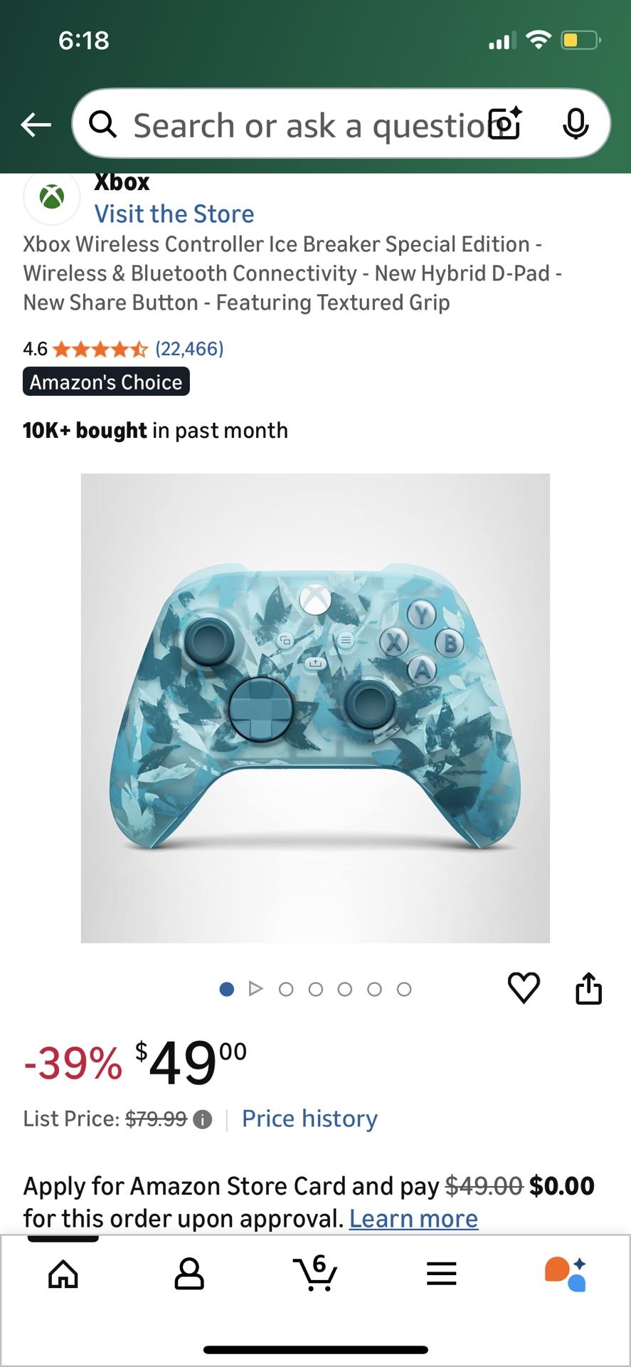 Xbox Wireless Controller Ice Breaker Special Edition - Wireless & Bluetooth Connectivity - New Hybrid D-Pad - New Share Button - Featuring Textured Gr