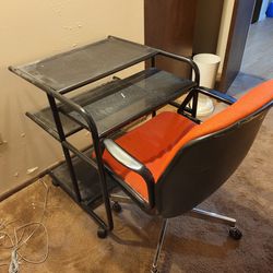 Desk Chair And Shelf Set 
