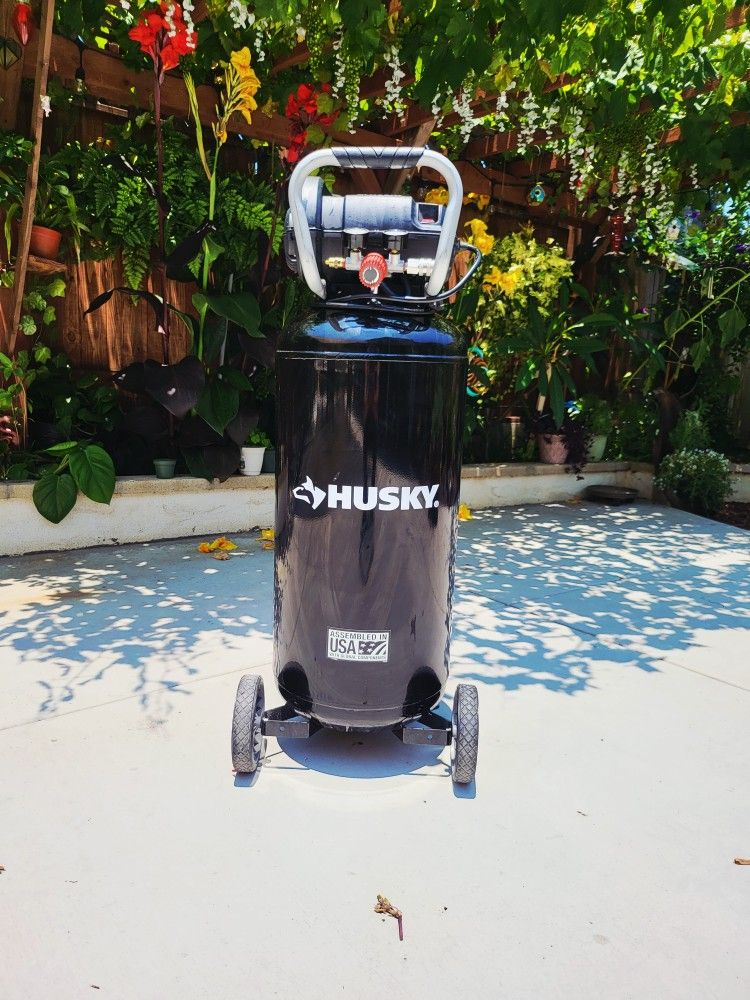 Husky 20 Gal. 200 PSI Oil Free Portable Vertical Electric Air Compressor
