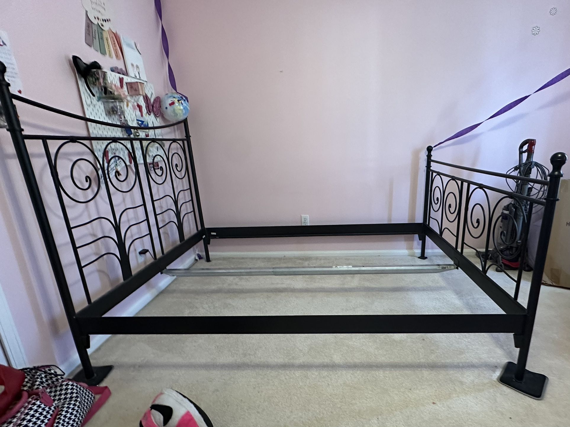 Queen IKEA Bed Frame & Box Spring
