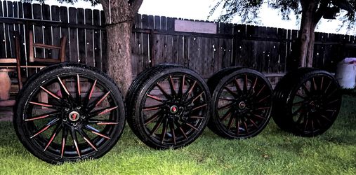 18” RR Rims & Tires –