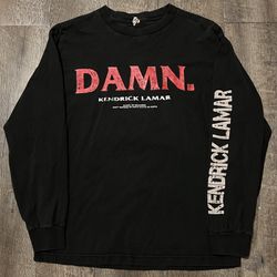 Kendrick Lamar TDE Damn Album Tour Long Sleeve Shirt Size Medium