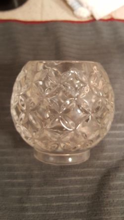 Crystal candle holder