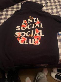 Anti social club hoodie