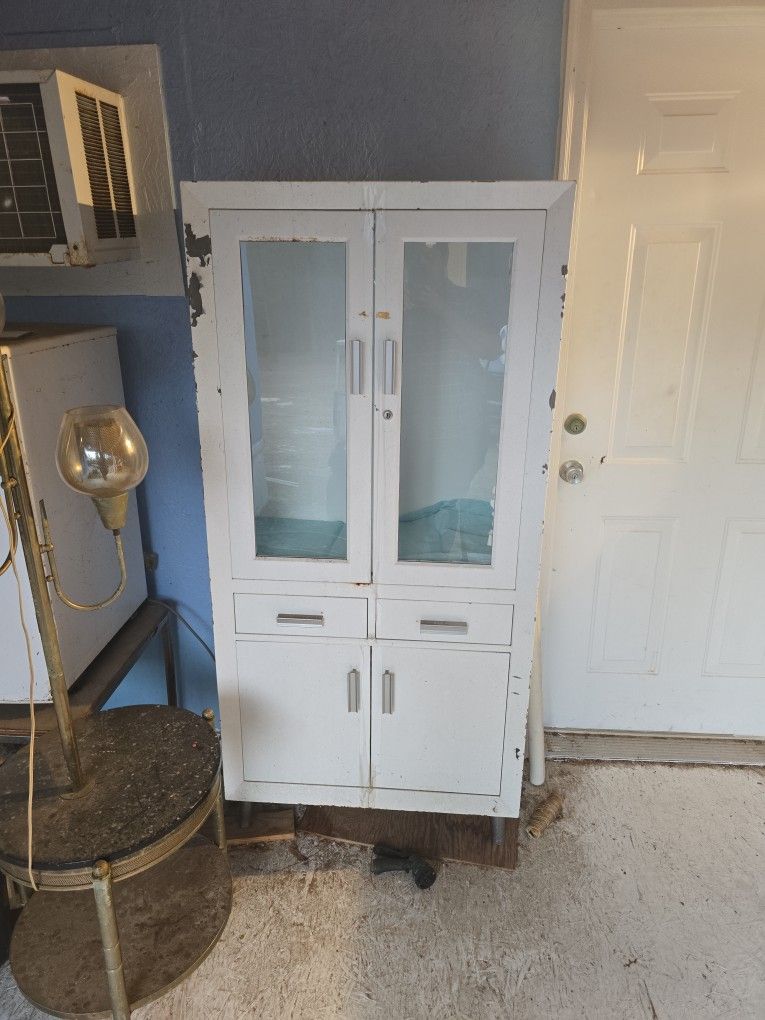 Antique Medical Cabinet