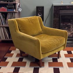 Article Matrix Velvet Accent Chair