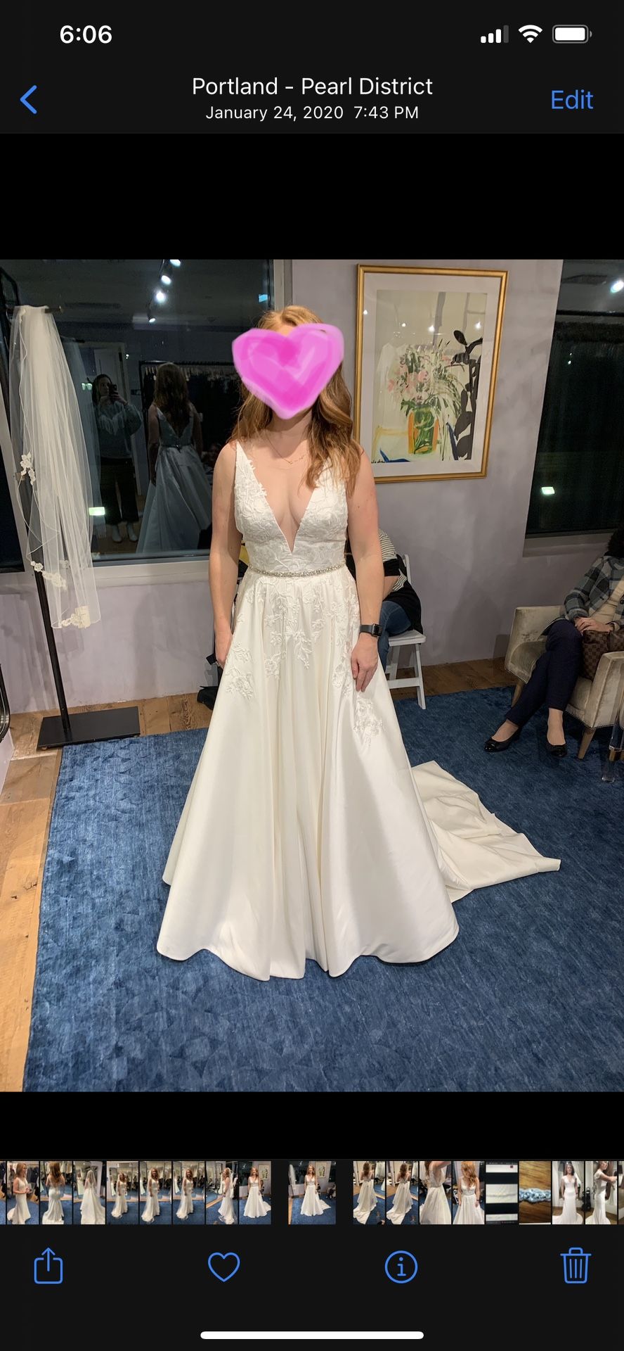 NEVER Worn Wedding Dress