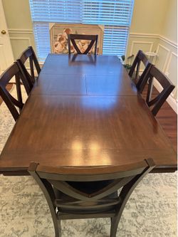 Dining table 6 chairs from Costco