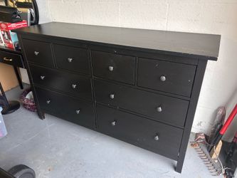 Triple Black Dresser