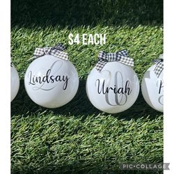 Personalized Ornaments 