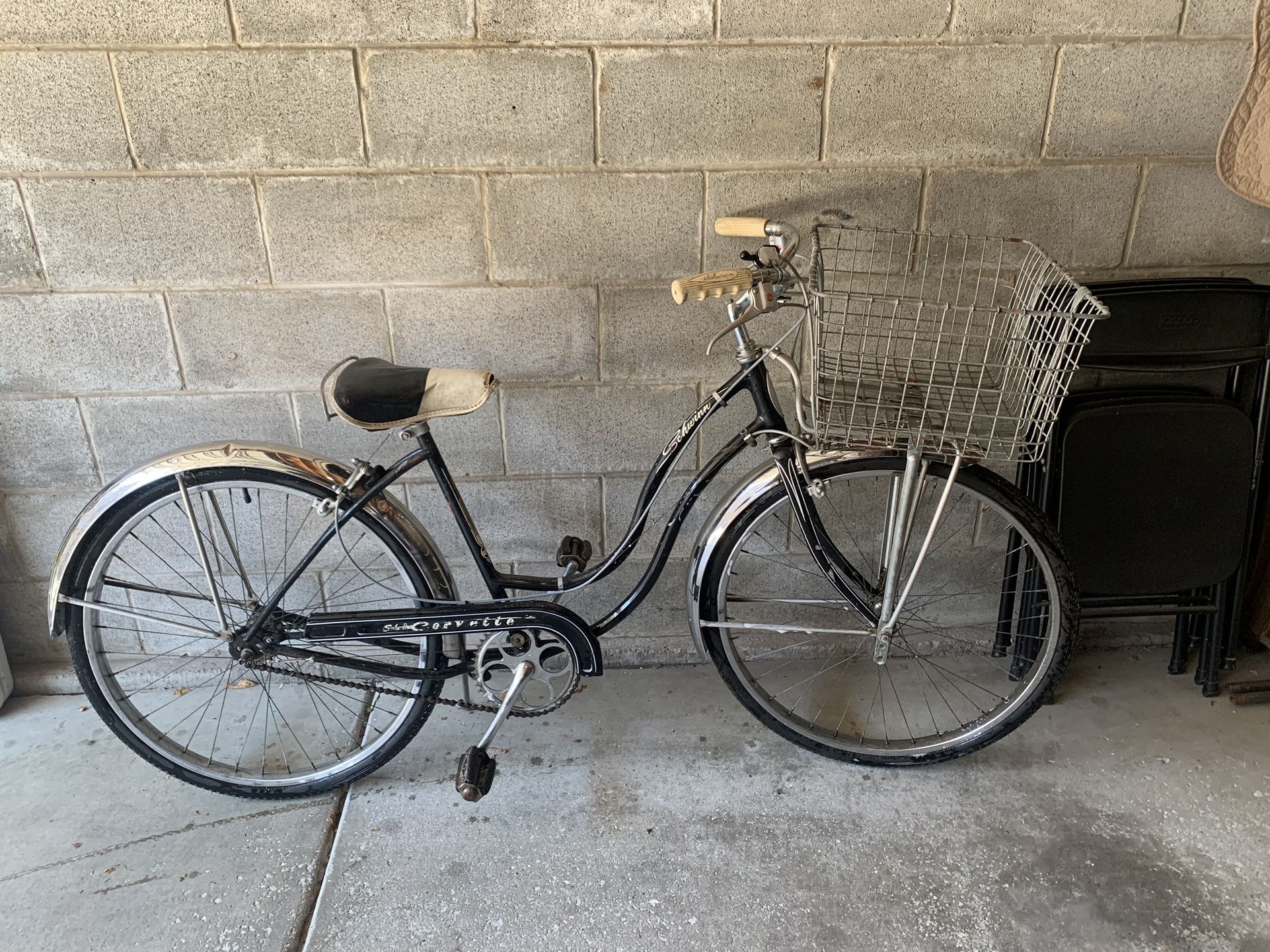 Vintage Schwinn With Basket