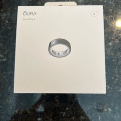 NEW Oura Ring - Size 4 black 