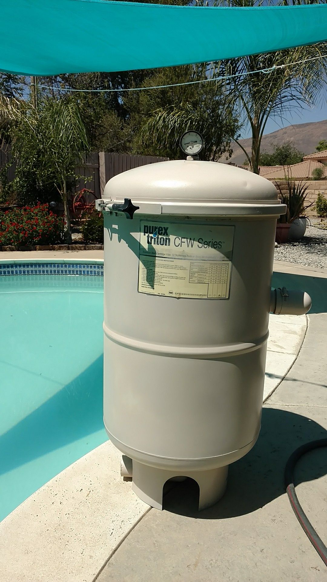 Purex Triton pool filter