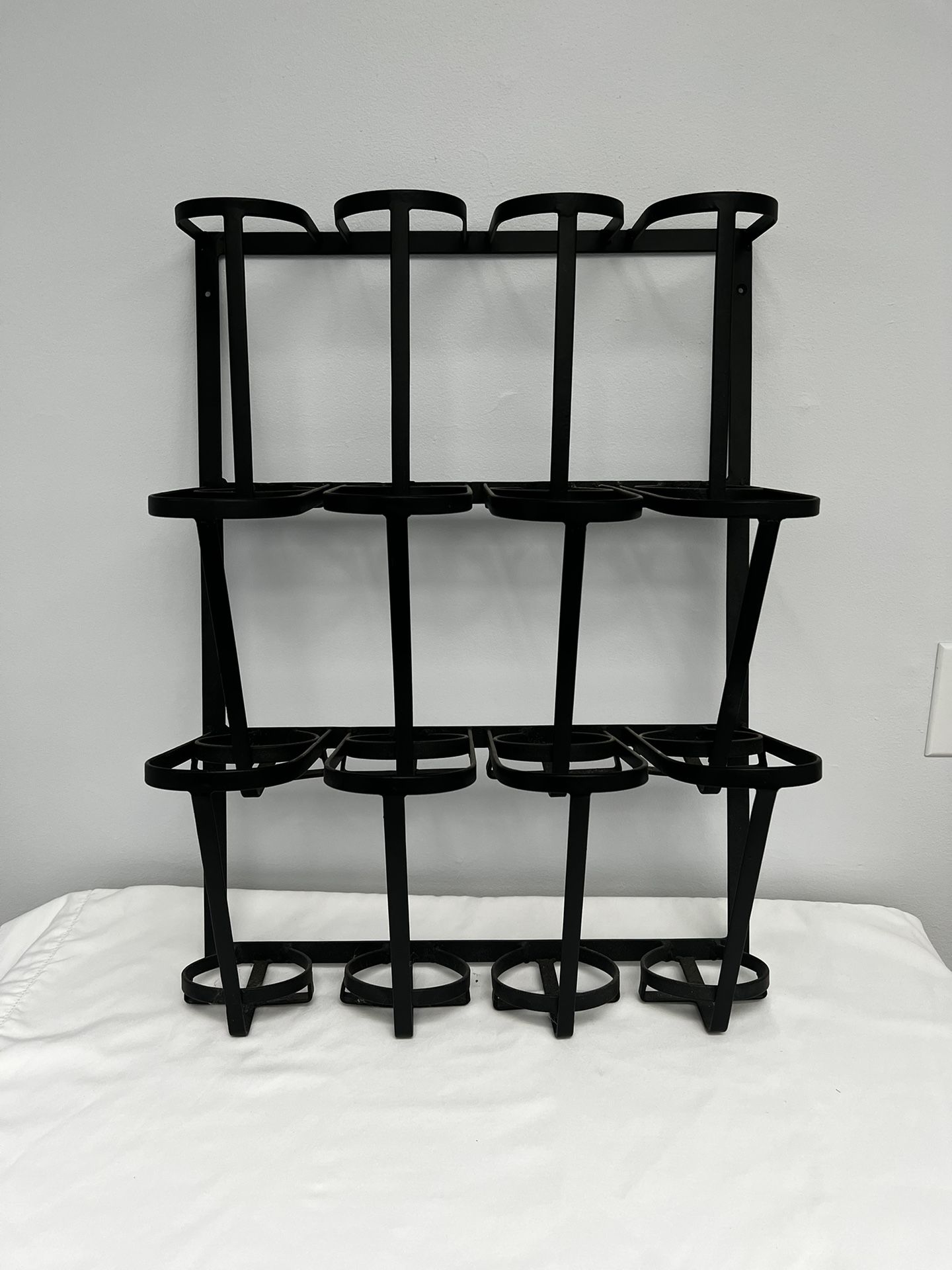 Pottery Barn Vintage Blacksmith Wall Wine Rack