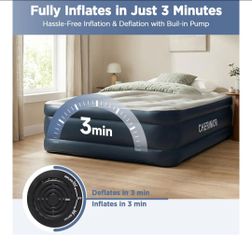 Cherimor 18in inflatable queen mattress