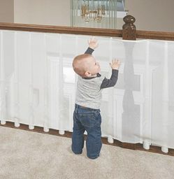 Kidco 15' Mesh Stairs rail guard For Baby Toddler Kids Or Pets