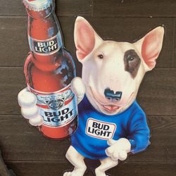 Bud Light Metal Sign 