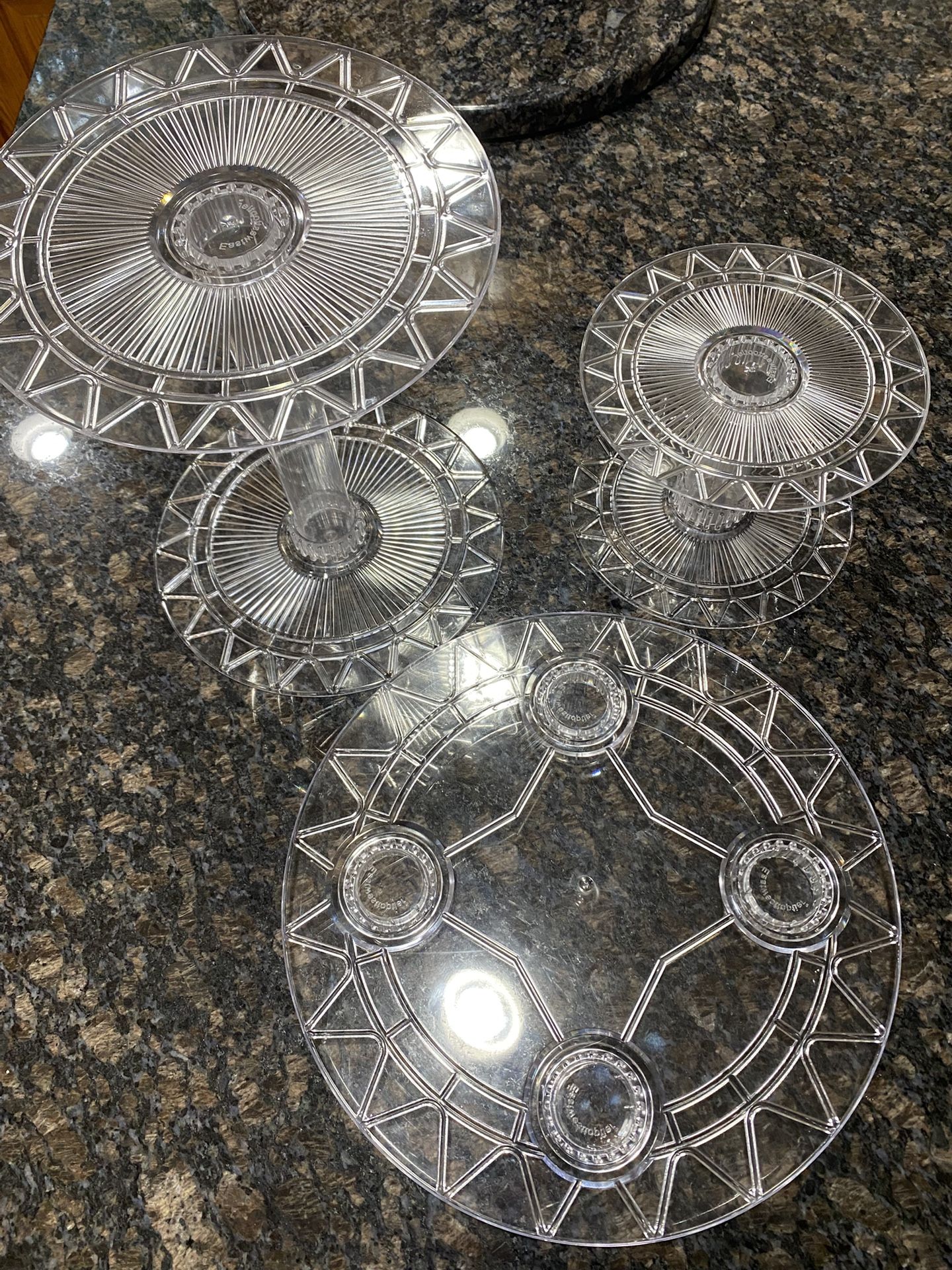 Wedding Acrylic 3 Tier Cake Stand