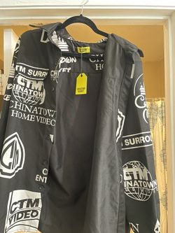 New Chinatown Market Entertainment Logo Button Up