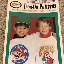 Nintendo Iron On Patterns Super Mario