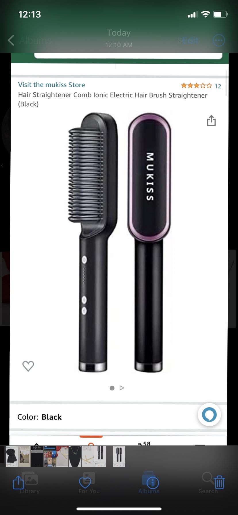 Hair Brush And Straightener Brush New Brand