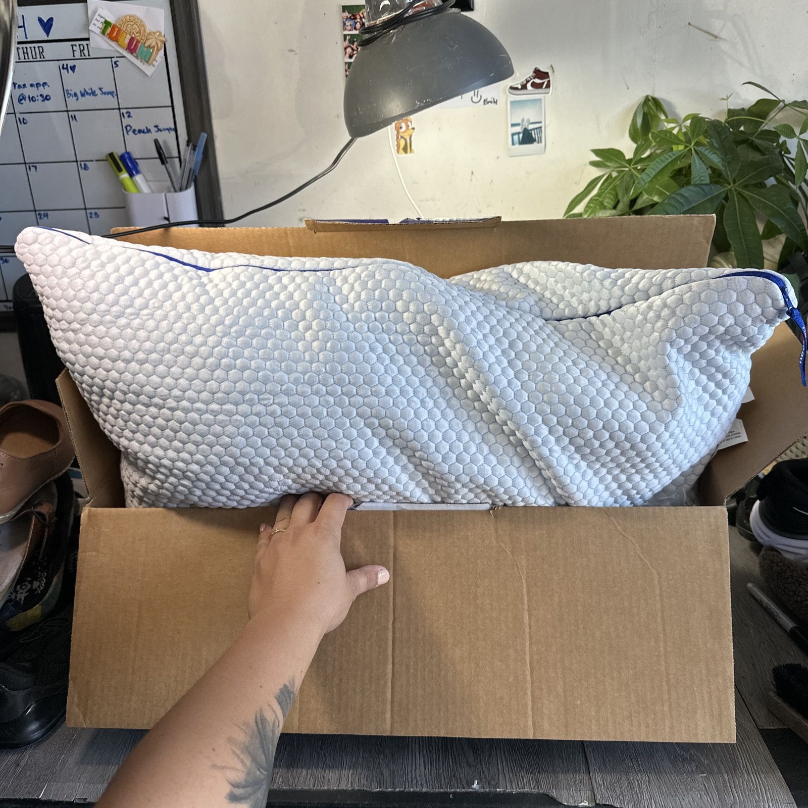 Nectar Tri Comfort Adjustable Pillow, Cooling, Memory Foam, Jumbo