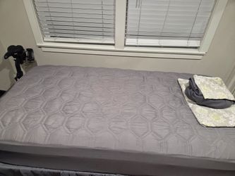 Hypo allergic twin XL bed with stand